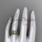 14kt yellow gold diamond leaf and vine wedding ring, engagement ring, wedding band ADLR8B