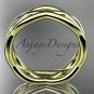 14kt yellow gold wedding band ADLR392G