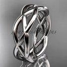 Platinum  gold wedding band ADLR392G
