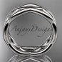 Platinum gold wedding band ADLR392G