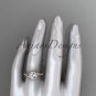 14kt rose gold halo diamond engagement ring ADLR379