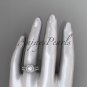 Platinum diamond pearl engagement set AP101S