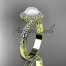 14kt yellow gold diamond wedding ring, engagement ring AP379