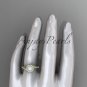 14kt yellow gold diamond wedding ring, engagement ring AP379