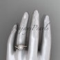 14kt rose gold diamond wedding ring, engagement set AP379S