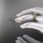 Unique 14kt yellow gold engagement set ADLR322S