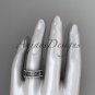 Platinum celtic trinity knot wedding band, bridal ring CT7406B