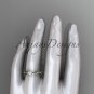 14k yellow gold diamond leaf and vine wedding band,engagement ring ADLR13B