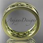 14kt yellow gold vine wedding band, engagement ring ADLR257G
