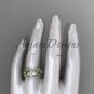 14kt yellow gold diamond engagement ring with Moissanite center stone,double matching band ADLR68S