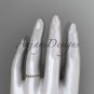 14k rose gold wedding ring, engagement ring, wedding band ADLR34B