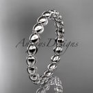 Platinum  wedding ring, engagement ring, wedding band ADLR34B