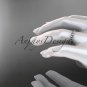Platinum  wedding ring, engagement ring, wedding band ADLR34B