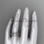 14k rose gold diamond leaf and vine wedding ring,engagement ring ADLR353