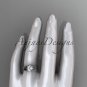 Platinum celtic trinity knot wedding ring, engagement set CT7322S
