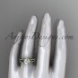 14kt yellow gold celtic trinity knot engagement ring with a Moissanite center stone CT7108