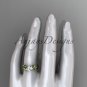 14kt yellow gold diamond leaf and vine engagement ring with a Moissanite center stone ADLR20