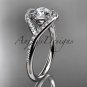 14kt white gold diamond wedding ring, engagement ring ADLR383