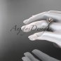 14kt rose gold diamond wedding ring, engagement ring ADLR383