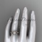 14kt rose gold diamond wedding ring, engagement ring ADLR383
