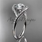 Platinum diamond wedding ring, engagement ring ADLR383