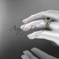 14k yellow gold diamond celtic trinity knot engagement set with a Black Diamond center stone CT7126S