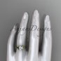 14kt yellow gold celtic trinity knot wedding ring, engagement ring CT7154