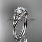 Platinum celtic trinity knot wedding ring, engagement ring CT7189