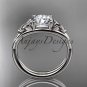 Platinum celtic trinity knot wedding ring, engagement ring CT7189