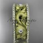 14kt yellow gold diamond engagement ring, wedding band ADLR121BA