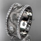 platinum  diamond engagement ring, wedding band ADLR121BA