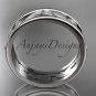 14kt white gold diamond engagement ring, wedding band ADLR414BB