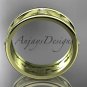 14kt yellow gold diamond engagement ring, wedding band ADLR414BB
