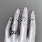 Platinum  diamond engagement ring, wedding band ADLR414BB