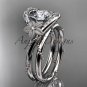 14kt white gold diamond unique engagement set ADLR166S