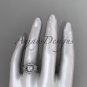 14kt white gold diamond unique engagement set ADLR166S