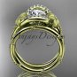 14kt yellow gold diamond unique engagement set ADLR166S