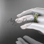 14kt yellow gold diamond unique engagement set with a "Forever One" Moissanite center stone ADLR166S