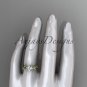 14kt yellow gold diamond floral wedding ring,engagement ring with a Moissanite center stone ADLR248