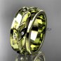 14kt yellow gold diamond engagement ring, wedding band ADLR417B