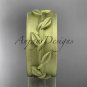 14kt yellow gold engagement ring, matte finish wedding band ADLR417G