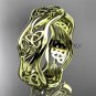 14kt yellow gold celtic trinity knot wedding band, engagement ring CT7506G