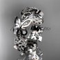 platinum  diamond celtic trinity knot butterfly wedding band, engagement ring CT7418B
