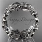 platinum celtic trinity knot wedding band, engagement ring CT7188G