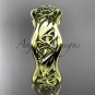 14kt yellow gold celtic trinity knot wedding band, engagement ring CT7512G