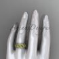 14k yellow gold celtic trinity knot wedding band, matte finish wedding band, engagement ring CT7512G