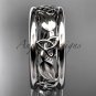 Platinum celtic trinity knot wedding band, engagement ring CT7233G