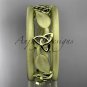 14kt yellow gold celtic trinity knot wedding band, engagement ring CT7233GM