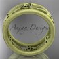 14kt yellow gold celtic trinity knot wedding band, engagement ring CT7233GM