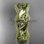 14kt yellow gold celtic trinity knot wedding band, engagement ring CT7508G